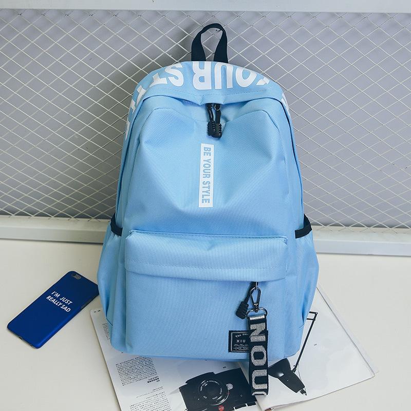 Studentský batoh Oxford Schoolbag Lehký Velkokapacitní měkký ramenní popruh Módní potisk Multifunkční batohy