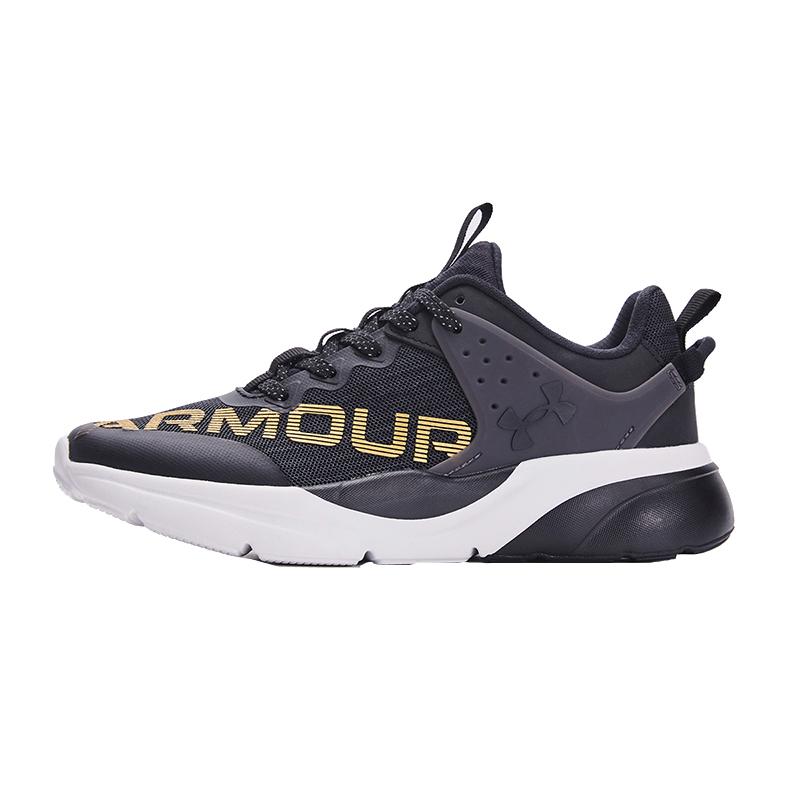 Under Armour PUPVC Flexible Breathable Shock Absorbing Casual Shoes Kids Sneakers Black 2311301-001