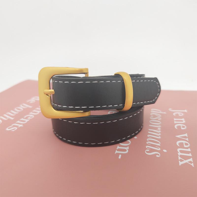 

Womens Musthave Denim Belt In Stylish Black And Coffee Shades For Summer 2024 Fashion Black