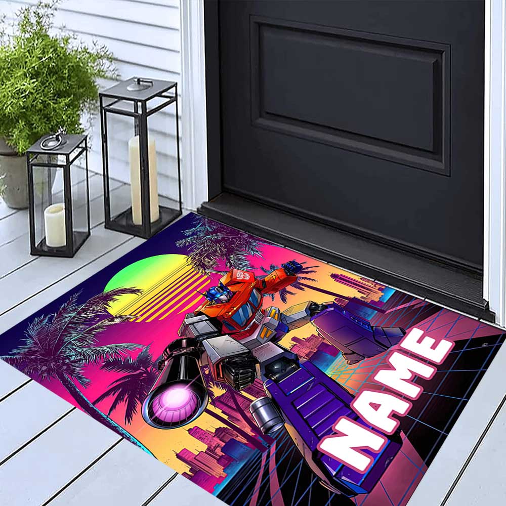 Love Transformers (5) Customize your name rug, office chair cushion, home bedroom living room gift.
