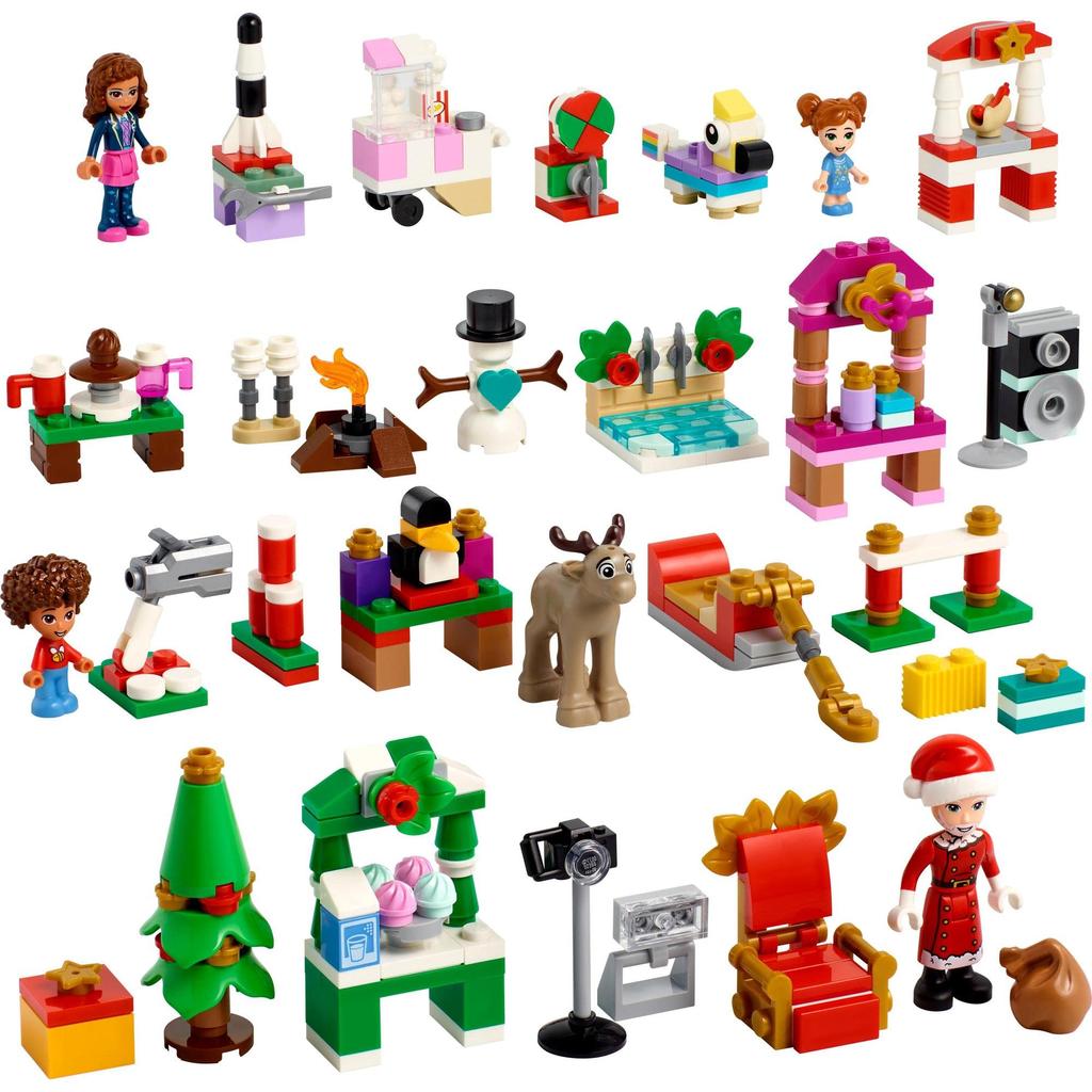 LEGO Friends LEGO® Friends Advent Calendar 41706, a toy block gift for girls ages 6 and up, perfect for holidays and anniversaries.