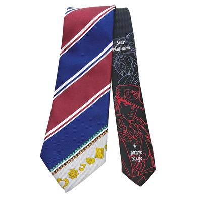 Necktie Bizarre Adventure Part 4 Necktie Jotaro Kujo Wine Navy 1 Standard [Florence Spec] - JoJo's - JJN000006-008