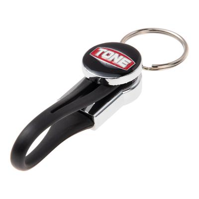 TONE Rubber Hold Schlüsselanhänger Schwarz G-034