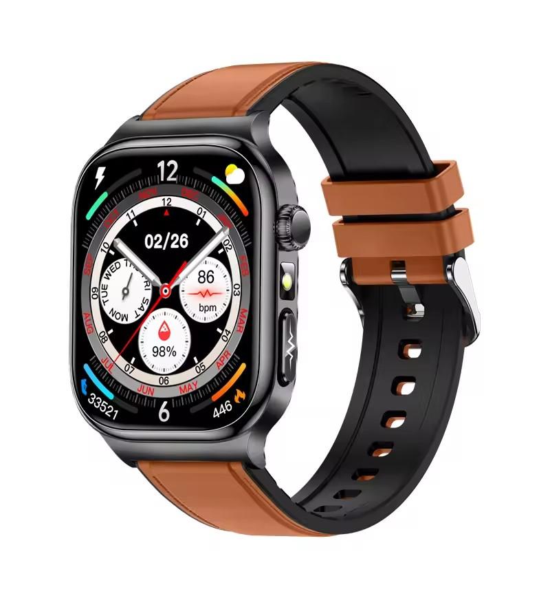 2025 Nursing Health Smart Watch Men ECG Heart Rate Blood Pressure Body Analysis Heart Rate Call Smartwatch