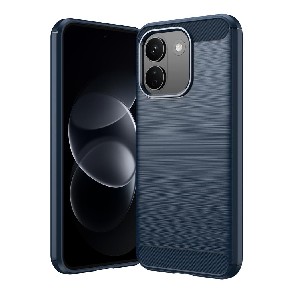 Xiaomi Poco X8 Power Phone Case,Flexible TPU Carbon Fiber Shock Protective Case Cover for Xiaomi Poco X8 Power