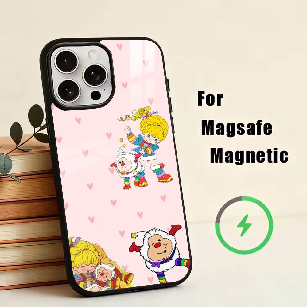 Color Kids Rainbow Brite  Phone Case For iPhone17,16,15,14,13,12,11 Plus,Pro Magnetic with Magsafe Wireless Charging