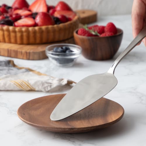 Endo Shoji Commercial Lilac Cake Server, SUS304, Made In Japan, OLI02039