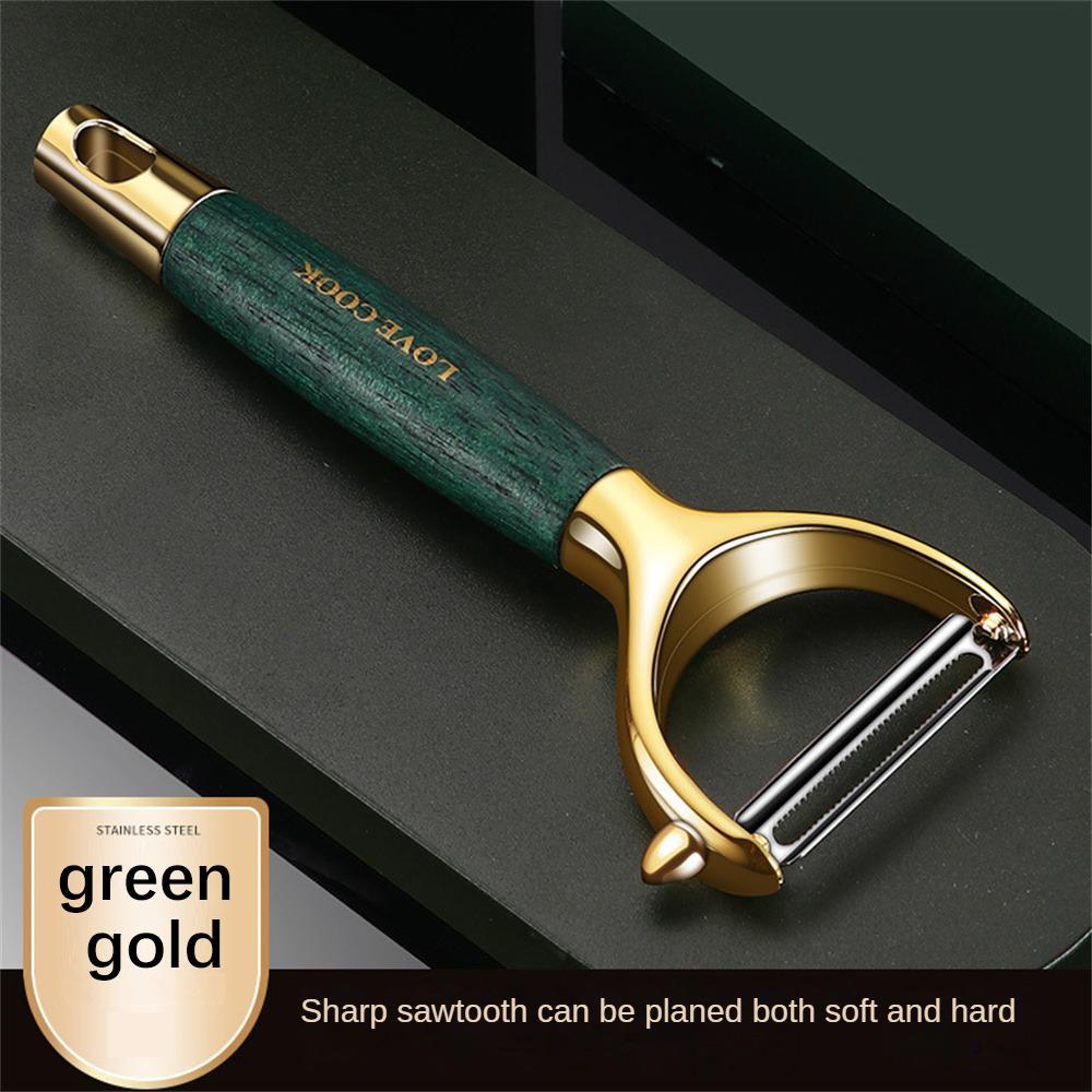 Raspador de Piel Preventivo de Corrosión La Hoja es Afilada 37g 16.5 * 6.8cm Utensilios de Cocina Rallador de Melón Artículo de Lujo Ligero para Pelar