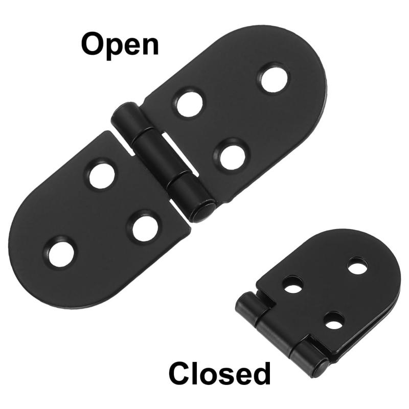 6pcs Metal Folding Flip Hinge, Suitable for Sewing Machine Tables, Mini Cabinets, Wardrobes, and Wardrobe Doors