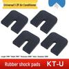 Shock Absorbing Rubber Foot Pad for Air Conditioner Outdoor Unit, Anti-slip & Heightened
