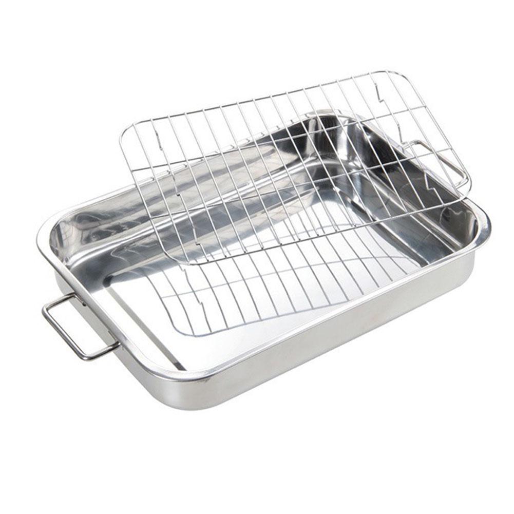 Roasting Tray Grill Rack Baking Supplies Oven Accessory Replacement Tray