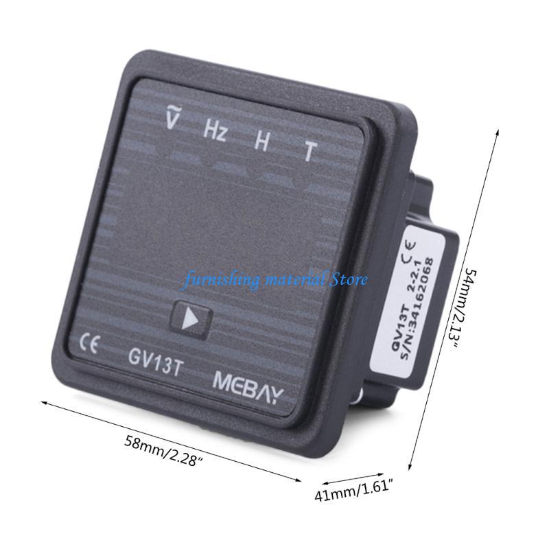 Y5GD AC220V Generator Digital Time- Power Frequency Monitoring Meter GV13T