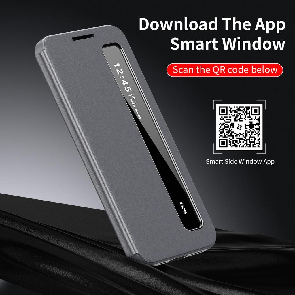 S25Ultra Slimme Raamhoes, APP Wakker Maken/Slaap, Portemonnee Telefoon Kaarthoes Voor Samsung Galaxy S25 Ultra Kaartvak Houder