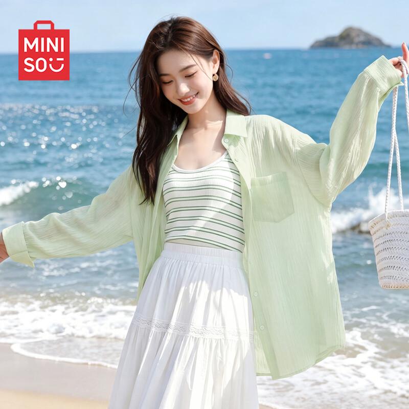 MINISO Women s Lightweight Sun Protection Shirt S