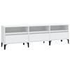 VidaXL Meuble TV blanc 150x30x44,5 cm bois d'ingénierie 831917