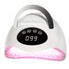 Latest Professional Grade Nail Light Light Instant Curing 57 LED Chips Four Timer Settings Low Pain Mode LCD Screen Automatic Sensitivity Hand Foot