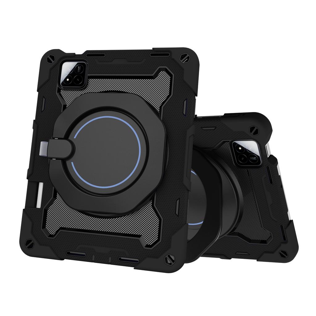 Per Xiaomi Pad 8 7 Pro 11.2" 5/6 Pro 11" 6S 7S 5Pro Redmi Pad SE K Pad Custodia con Supporto Rotante a 360° Cover Corazzata Resistente agli Urti con Cinturino a Maniglia