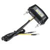 12V License Plate Light Accessories Black Housing LED