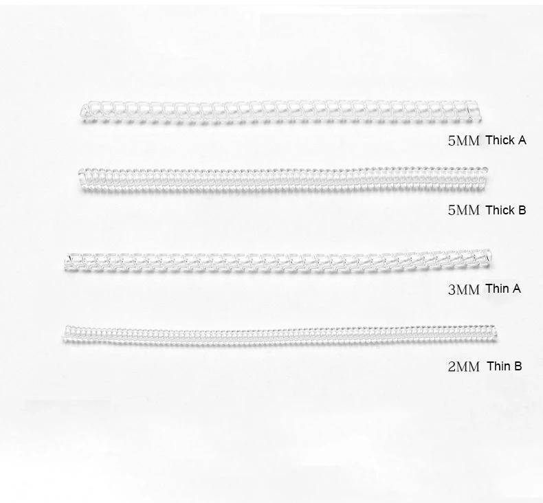 10cm Jewelry Tools Spiral Based Ring Size Adjustment Ring Adjustment Invisible Transparent Tightener Resizing Tool Jewelry Guard
