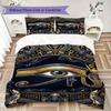 The Eye of Horus Pattern Bedding uilt Set uilt Cover Pillowcase Home Decoration Birthday Gift (1 * duvet cover + 2 * pillowcase  without core)109