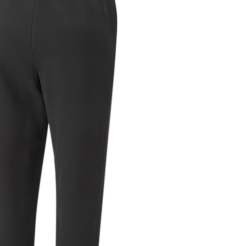 Puma Elastic Waist Casual Knit Straight Fit Sports Long Pants Women bottoms Black 674336-01