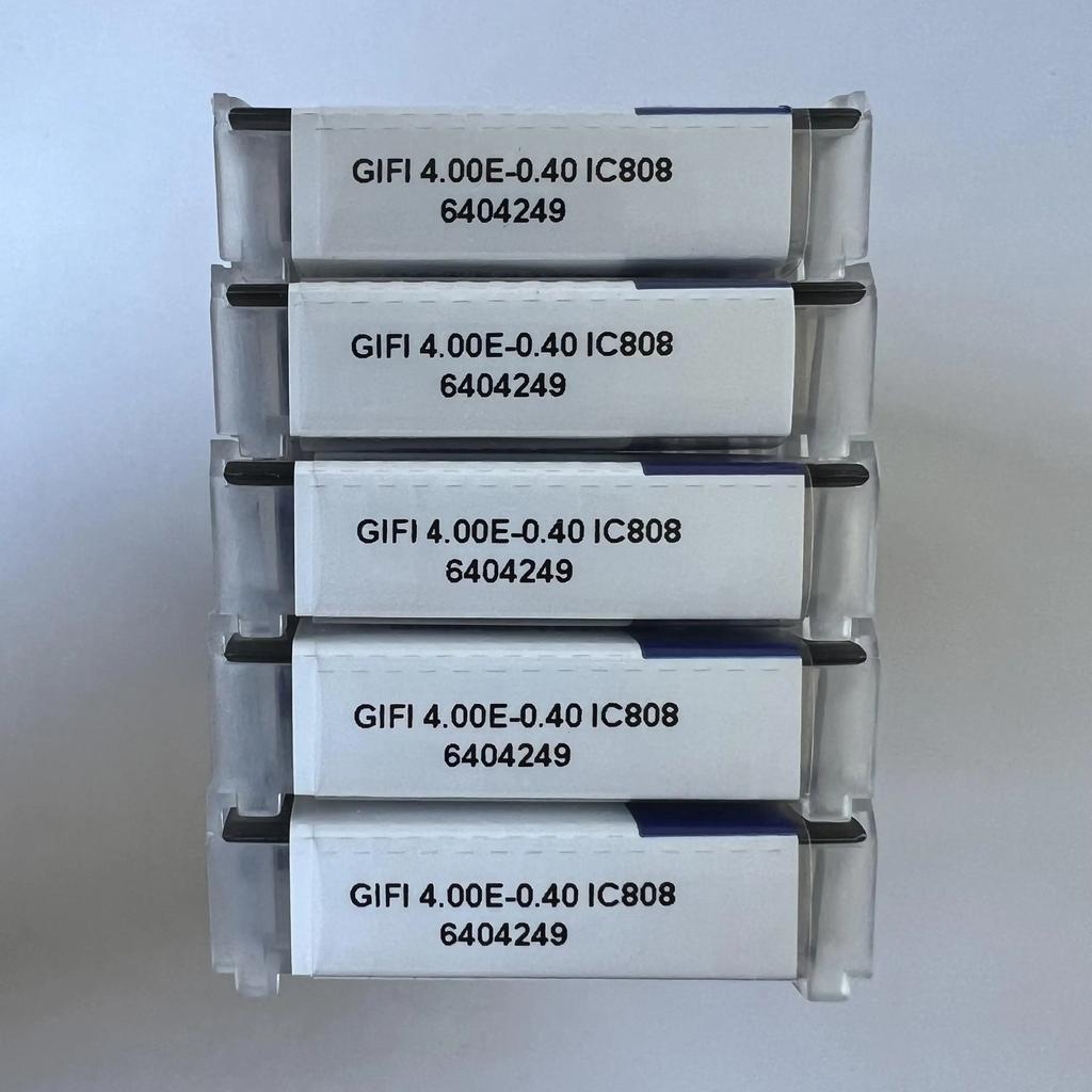 ISCAR / GIFI4.00E-0.40 IC808 /Industrial indexable carbide inserts 10 Pcs