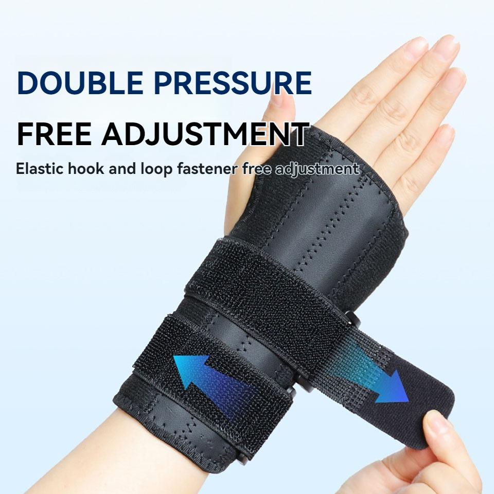 1Pcs Adjustable Tendon Sheath Wrist Guard Double Compression Splint Wrist Brace Fixed Joint Aluminum Wrist Brace Men Women