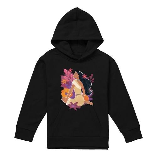 Pocahontas Childrens/Kids Flowers Hoodie