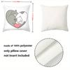 Cute Cat Valentine's Day Love Pattern Throw Pillows Polyester pillowcase, sofa decorative cushion cov Headboard Pillow