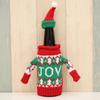 Decor New Year Decor Wine Bottle Cover Party Supplies Christmas Decorations Champagne Bottle  Cover
