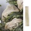 DIY Wreath Ribbon 10 Yards Gift Wrapping Packing Ribbon Christmas Tree Mesh Ribbon  Wedding