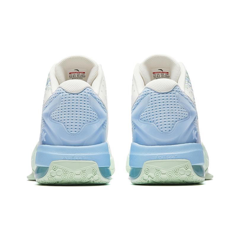 Anta KT3 Fire Thompson Professional Basketball Shoes Men sneaker Paper-White Light-Pink-Blue 912541604-1