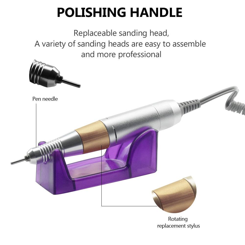 Manicure Machine 35000/20000RPM Milling Cutter For Manicure Pedicure Nail Art Tool Nail Drill Bit