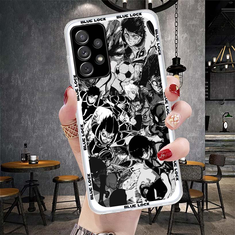 Anime Blue Lock Phone Case For Samsung Galaxy A12 A22 A32 A52 A72 A02S A51 A50S A71 A70 A31 A20S Note 20 Ultra S10 A10S Galaxy A