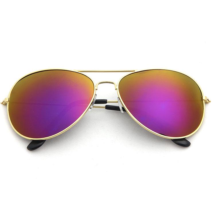 Unisex klasické kovové slnečné okuliare typu Aviator 3026/3025