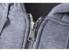 Sinnanxingshan Double Zipper Thick Velvet Hooded Sweater Jacket SN4723