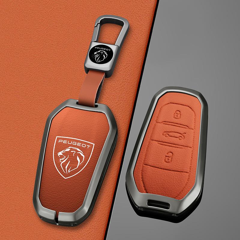 Peugeot 408/508L/308/4008 Key Cover with Logo - Modified Car Accessories
