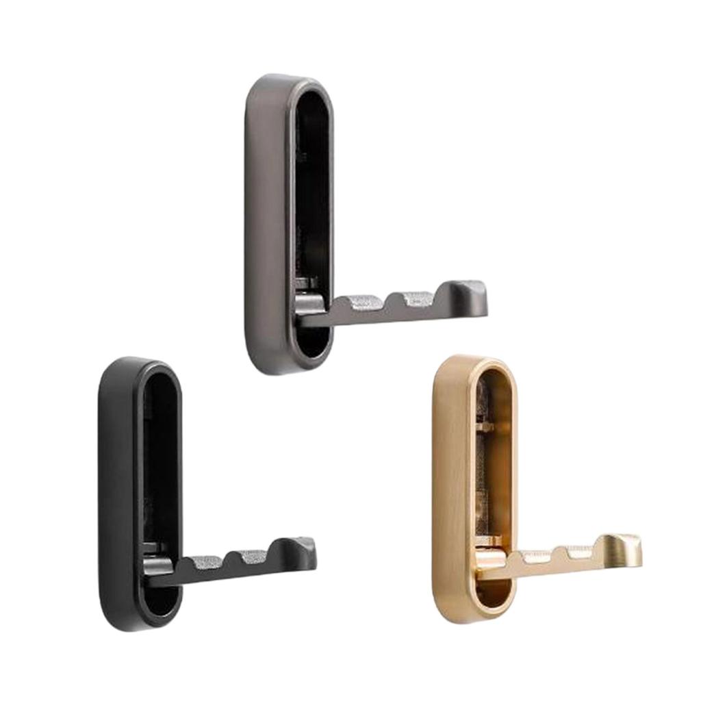 Vikbar Väggkrok för Kläder och Accessoarer Osynlig Vikbar Krok för Sovrum och Kontor Handdukshängare för Badrum