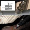 Bartoo-Universal Fitting E-VAC Scavenger Kit Exhaust Vacuum Kit With T304 Stainless Steel Vacuum Kit M18x1.5 Silver CR1019
