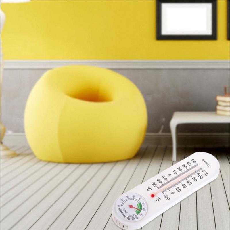 1PC Indoor Thermometer, Wall-mounted Household Greenhouse Thermometer, Hygrometer, Breeding Thermometer