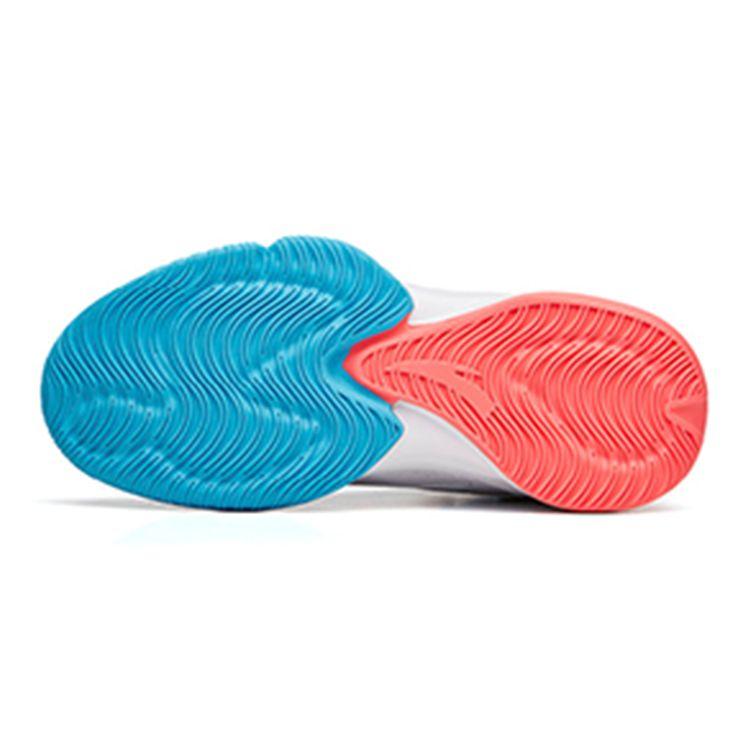 Anta Antiskid Wear-Resistant Shock Absorbing High-Top Sports Casual Shoes Kids Sneakers White Black Blue A312131108-1