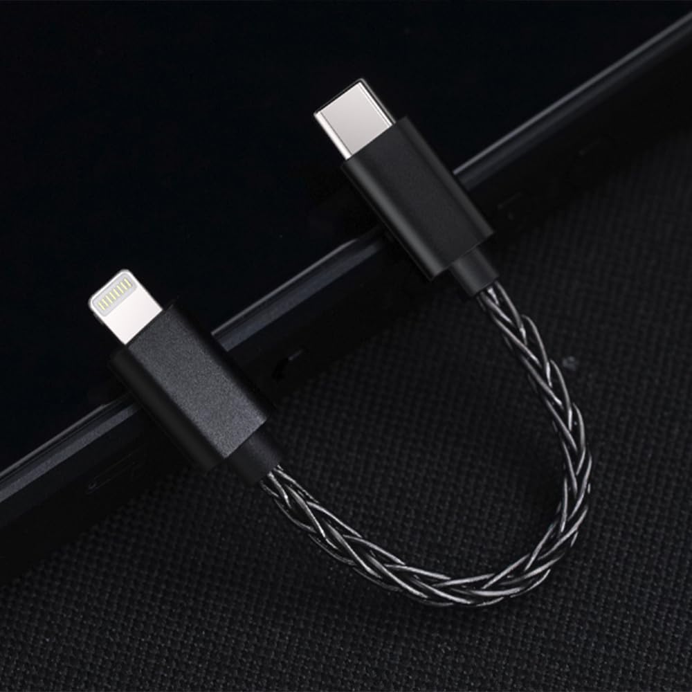 FIIO OTG USB to Lightning from an Authorized Japanese LT-LT2 Cable, Type-C [Ships Retailer]