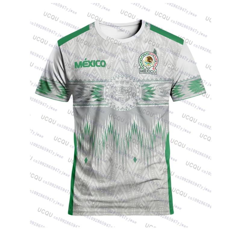 Mexiko Spezielles Jugendfußballtrikot Herren Damen Lässig Sport Atmungsaktives Sportoberteil für Wettkampf Training Herbst Tägliches Tragen