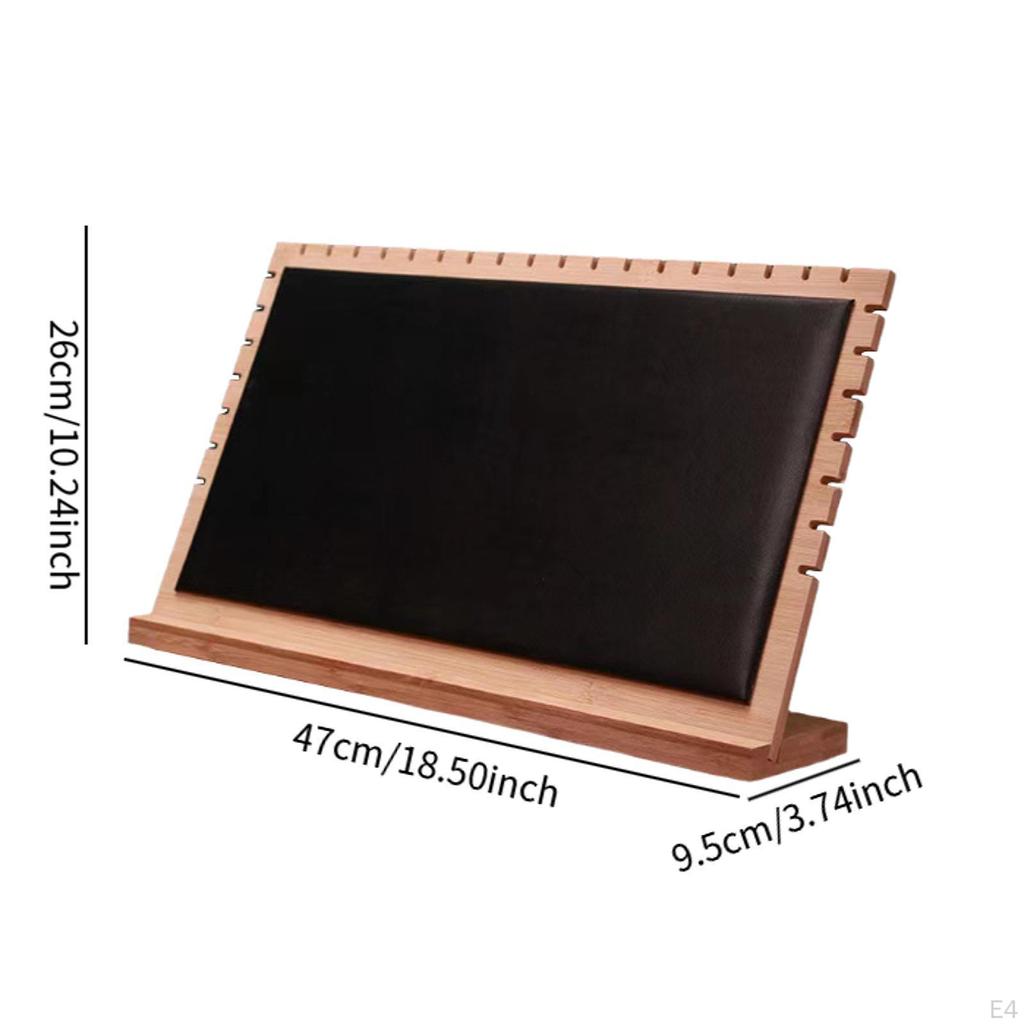 Necklace Display Board Jewelry Stand Organizer Storage Rack for Chains