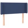 VidaXL Tête de lit avec oreilles Bleu 93x16x78-88 cm Tissu3118476