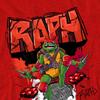 Tales of the Teenage Mutant Ninja Turtles Unisex Adult Raphael Sewer T-Shirt