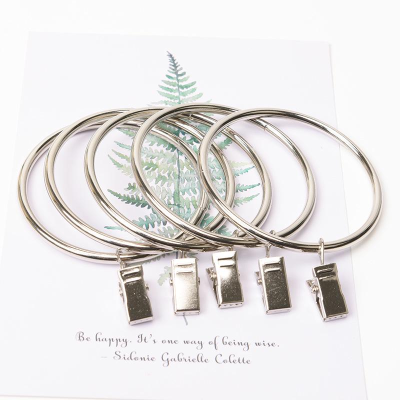 Římské kroužky na závěsy s klipy a háčky - Domácí doplňky