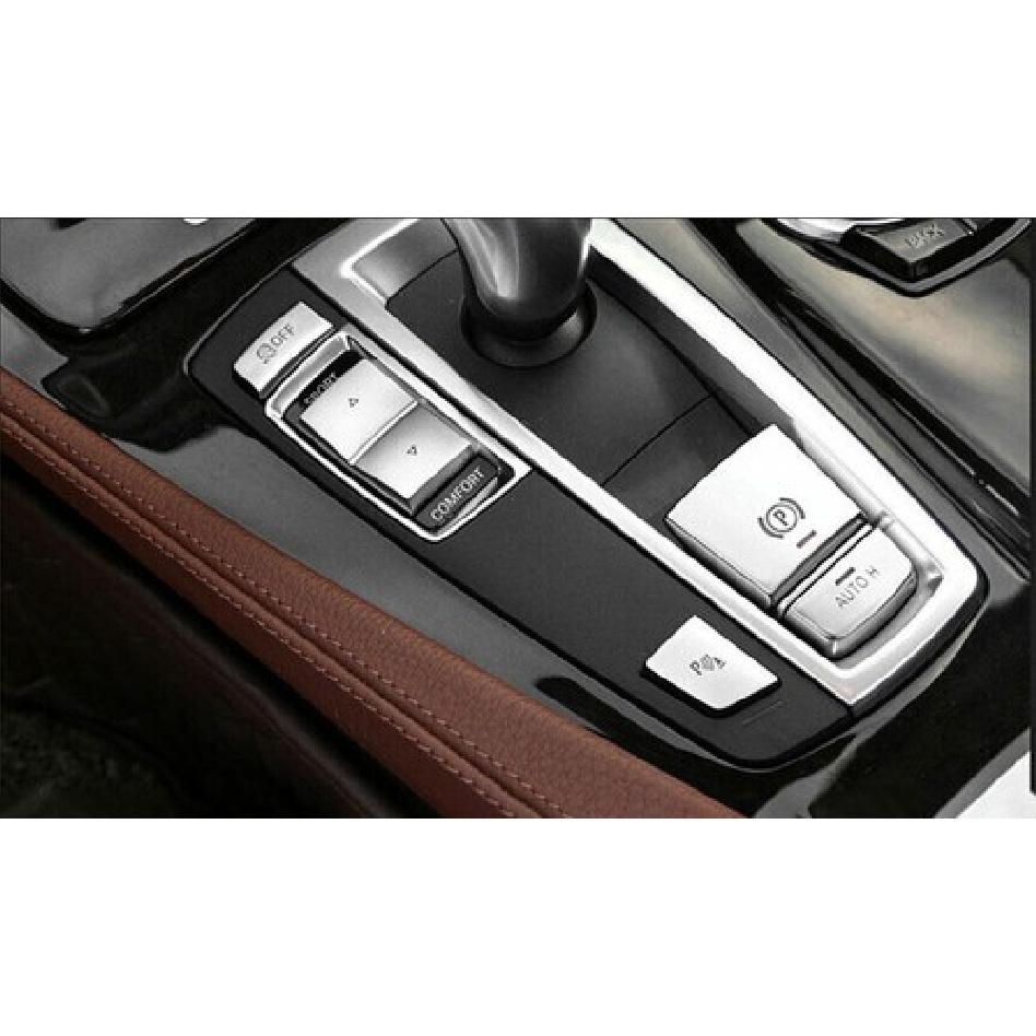 13- For BMW 3 4 Series Electronic Handbrake Matte Silver Switch Sticker Trim