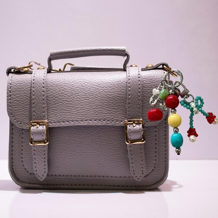 Elegant Beaded Bowknot Keychain Accessory Portable for Women Handbags Phone Charm Trendy Styles Special Gifts Ideas