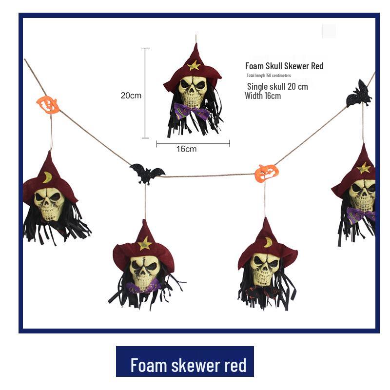 Halloween Scary Pendant Bunting Decorations for Shops, Schools, Bars, and KTV